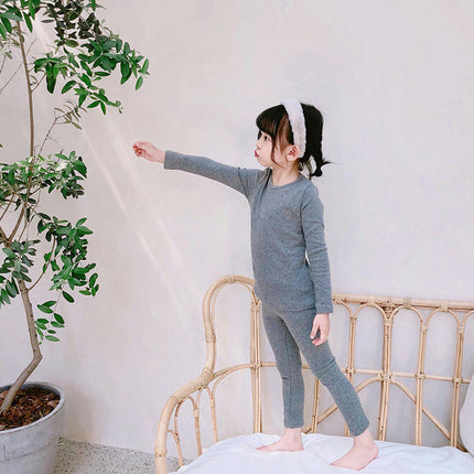 Big Girls' Large Size Pajamas and Home Clothes Sets Autumn Long Sleeve and Pants Sets