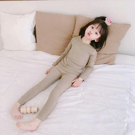 Big Girls' Large Size Pajamas and Home Clothes Sets Autumn Long Sleeve and Pants Sets