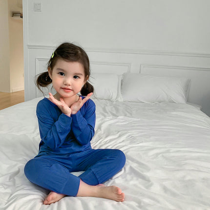 Girls Pajama Set-High Waist Modal Homewear Spring and Autumn Set