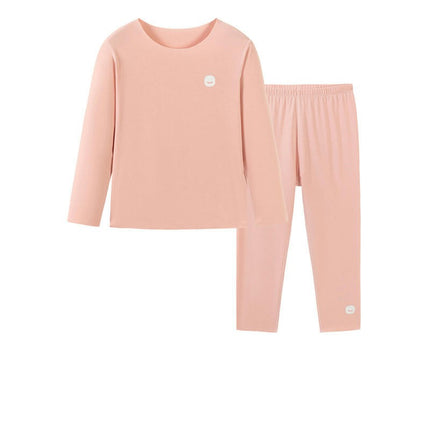 Men's and Women's Long-sleeved Pajamas and Home Clothes Set for Children in Spring and Autumn