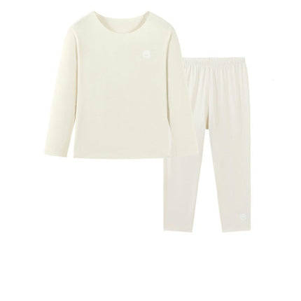 Men's and Women's Long-sleeved Pajamas and Home Clothes Set for Children in Spring and Autumn