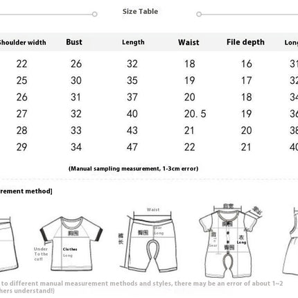 Girls Short-sleeved Floral Suit Can Be Worn Outside Baby 2-piece Pajamas Home Clothes
