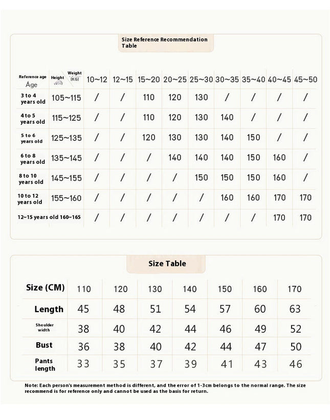 Girls Modal Pajama Set - Short Sleeve Air Conditioning Clothes Children Summer Home Clothes