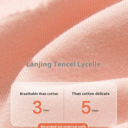 Middle and Large Children's Pajamas Set-Summer Thin T-shirt Short-Sleeved Home Clothes