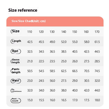 Middle and Large Children's Pajamas Set-Summer Thin T-shirt Short-Sleeved Home Clothes