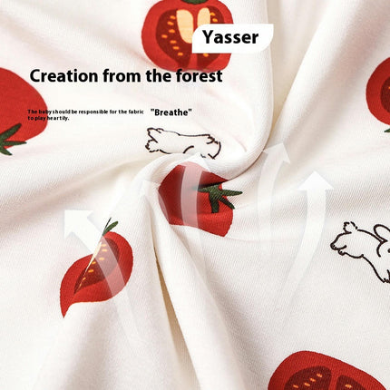 Children's Pajamas 2-piece Set - Long Sleeve Homewear Set - Cute Cartoon Bunny Pajamas