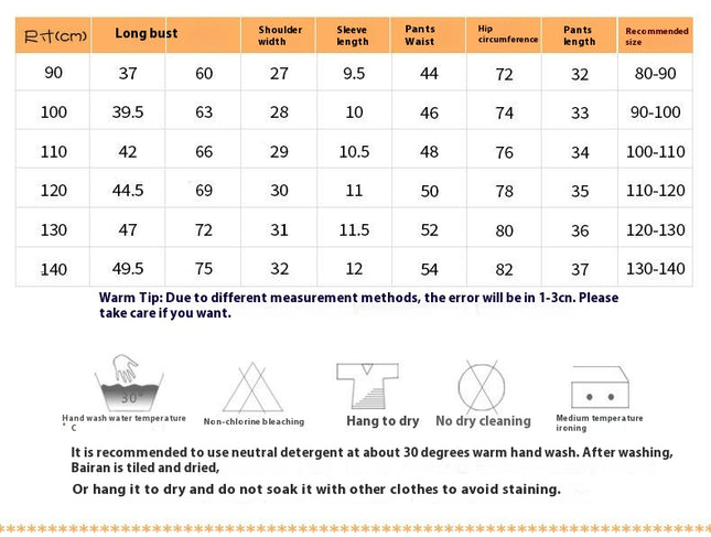 Children's Home Furnishing 2-piece set-Summer Western Aquatic Striped top Casual Guard Boys Set