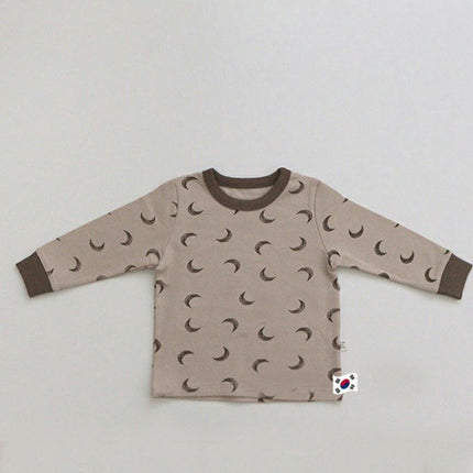 Boys Home Set - 2-piece Casual Soft and Comfortable Pajamas for Boys and Girls in Autumn