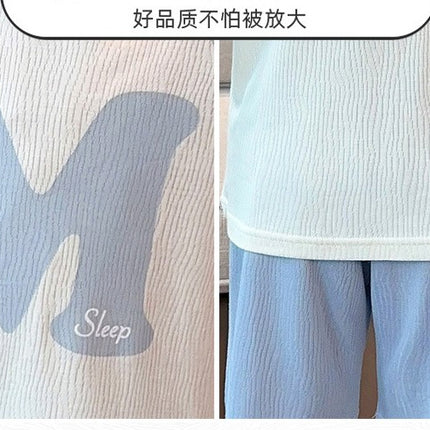 Middle and Large Kids Pajamas Set Modal Cotton Pajamas Set Boys 2 Piece Set Home Wear