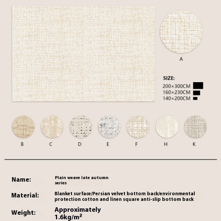 Large Indoor Rugs And Carpet Minimalist Art Decor Modern Area Rug for Living Room Bedroom Rugs