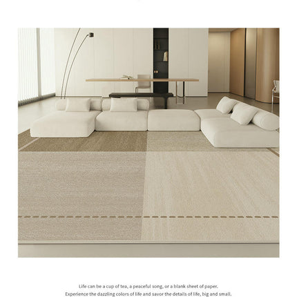 Simple Modern Geometry Area Rug Non Slip Large Area Rugs Carpet for Living Room