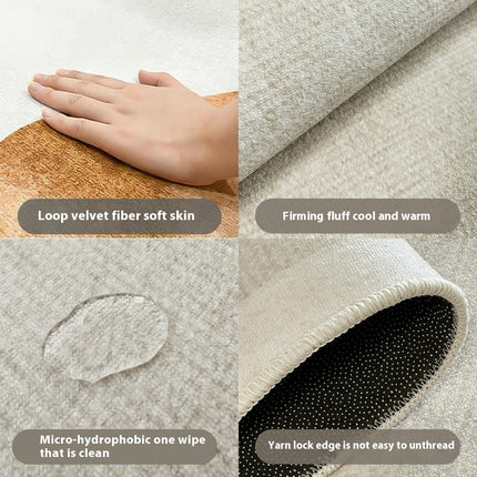 Modern Simple Pattern Home Decor Indoor Area Rug,Carpet for Living Room, Bedroom Office