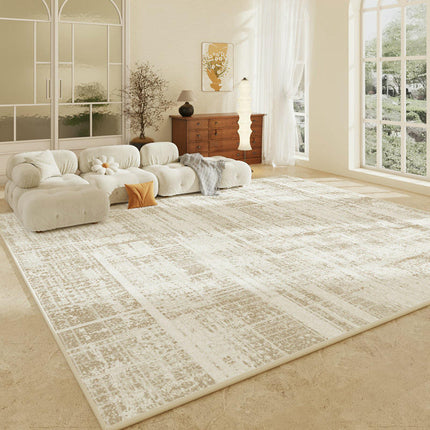 Modern Abstract Area Rugs for Living Room, Non Slip Machine Washable Rug, Lightweight Floor Carpet