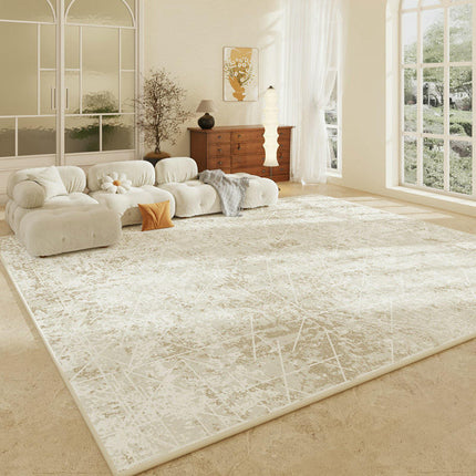 Modern Abstract Area Rugs for Living Room, Non Slip Machine Washable Rug, Lightweight Floor Carpet