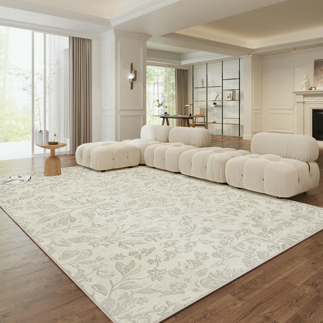 Area Rugs for Bedroom Nursery, Machine Washable Floral Living Room Rug Non Slip Large Indoor Carpet
