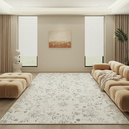Area Rugs for Bedroom Nursery, Machine Washable Floral Living Room Rug Non Slip Large Indoor Carpet
