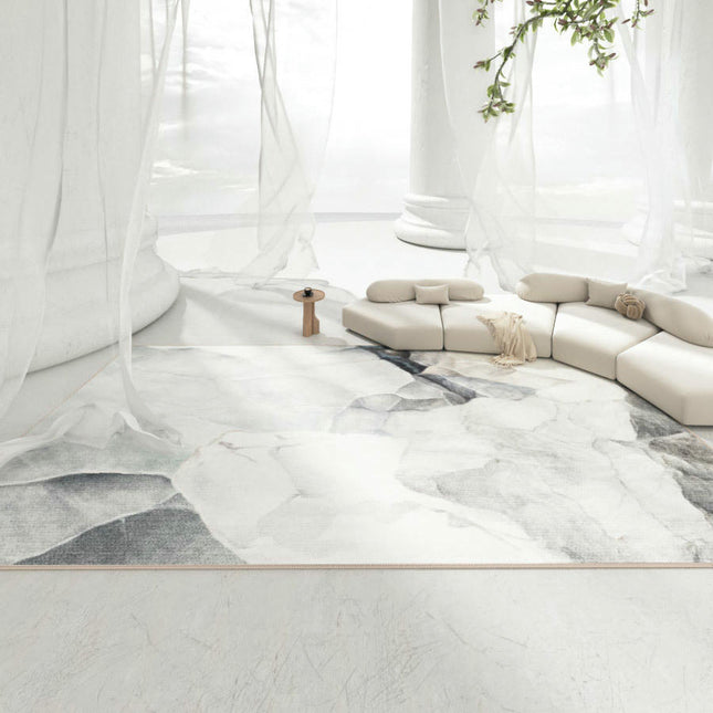 Abstract Area Rugs for Bedroom Machine Washable Living Room Rug Non Slip Large Indoor Carpet