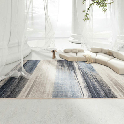 Abstract Area Rugs for Bedroom Machine Washable Living Room Rug Non Slip Large Indoor Carpet