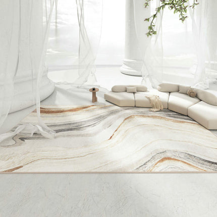 Abstract Area Rugs for Bedroom Machine Washable Living Room Rug Non Slip Large Indoor Carpet 1