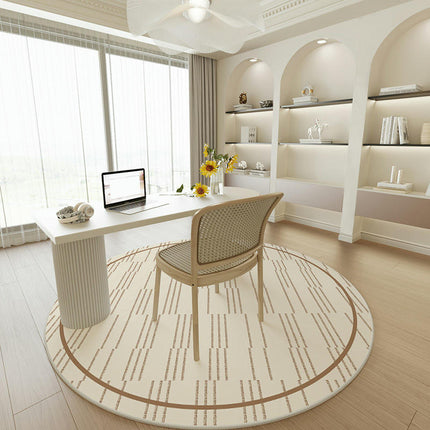 Round Area Rugs Rug-Circle Washable Area Rug for Bedroom Rug Home Office Non Slip Carpet
