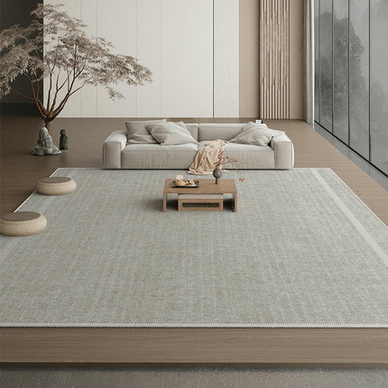Simple Living Room Rug Large Washable Area Rug, Soft Bedroom Rug Non Slip Floor Carpet 1