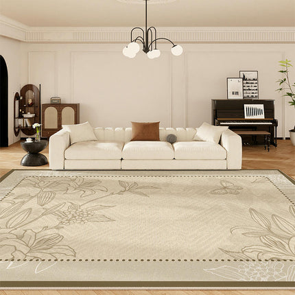 Flowers Modern Area Rug for Living Room Bedroom Rugs Large Indoor Rugs And Carpet