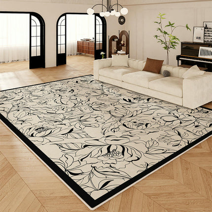 Flowers Modern Area Rug for Living Room Bedroom Rugs Large Indoor Rugs And Carpet