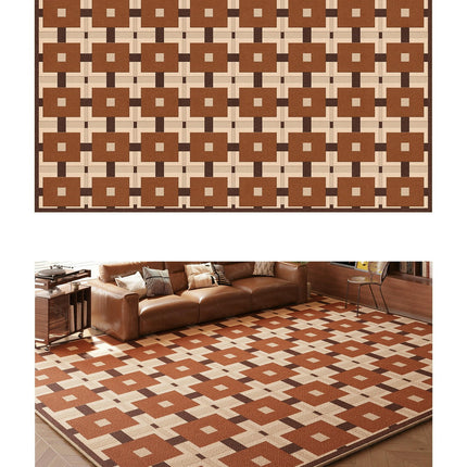 Retro Area Rugs for Living Room Large Floor Rugs Indoor Carpet for Home Decor