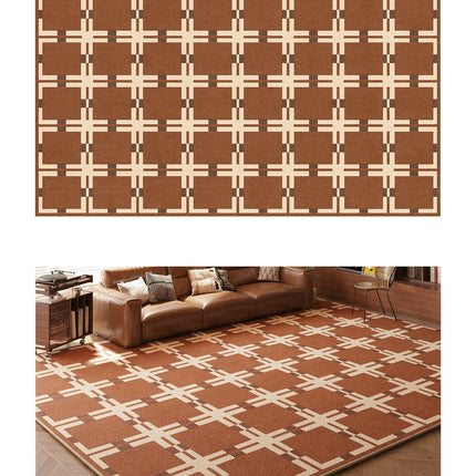 Retro Area Rugs for Living Room Large Floor Rugs Indoor Carpet for Home Decor