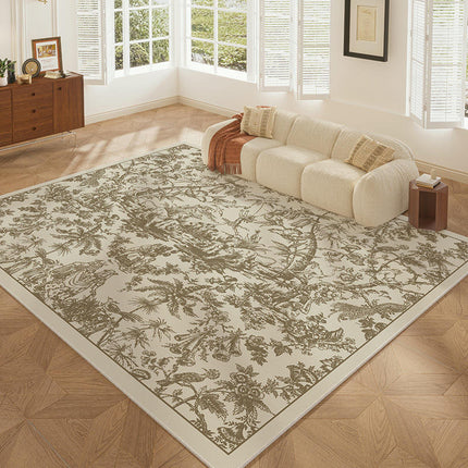 Flowers Modern Area Rug for Living Room Bedroom Rugs Large Indoor Rugs And Carpet A