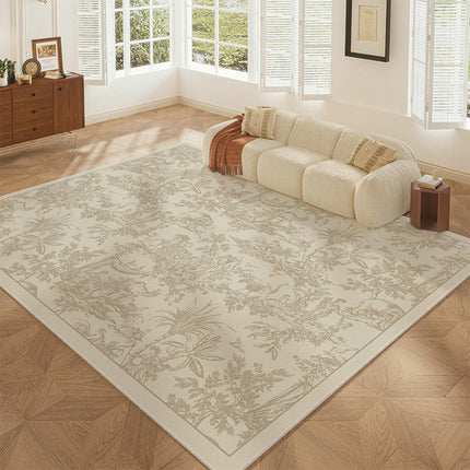 Flowers Modern Area Rug for Living Room Bedroom Rugs Large Indoor Rugs And Carpet A