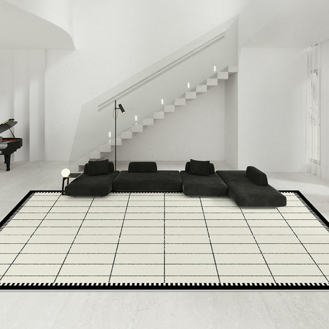 Black and White Area Rugs for Living Room Large Floor Rugs Indoor Carpet for Home Decor