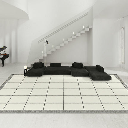 Black and White Area Rugs for Living Room Large Floor Rugs Indoor Carpet for Home Decor