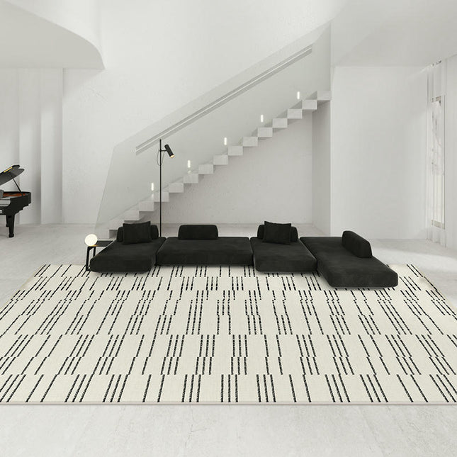 Black and White Area Rugs for Living Room Large Floor Rugs Indoor Carpet for Home Decor