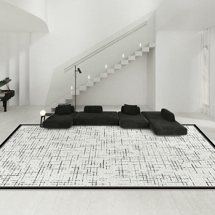 Black and White Area Rugs for Living Room Large Floor Rugs Indoor Carpet for Home Decor