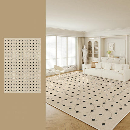 Cream Style Modern Area Rug for Living Room Bedroom Rugs Large Indoor Rugs And Carpet
