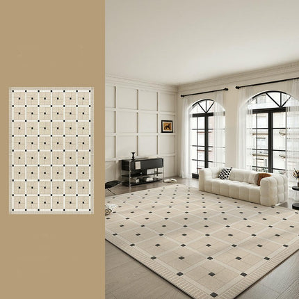 Cream Style Modern Area Rug for Living Room Bedroom Rugs Large Indoor Rugs And Carpet
