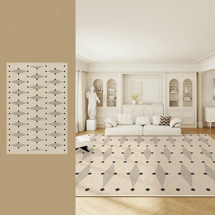 Cream Style Modern Area Rug for Living Room Bedroom Rugs Large Indoor Rugs And Carpet