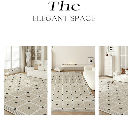 Cream Style Modern Area Rug for Living Room Bedroom Rugs Large Indoor Rugs And Carpet 1