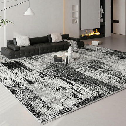 Modern Abstract Area Rug Carpet for Living Room-Machine Washable Rugs Aesthetic Home Rug
