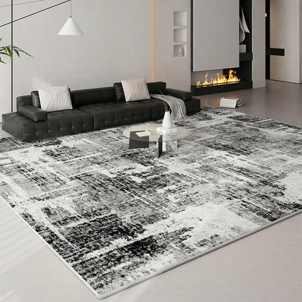 Modern Abstract Area Rug Carpet for Living Room-Machine Washable Rugs Aesthetic Home Rug