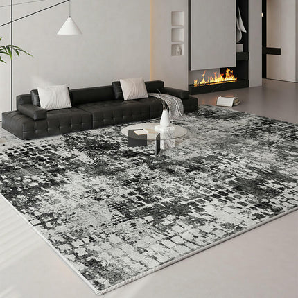 Modern Abstract Area Rug Carpet for Living Room-Machine Washable Rugs Aesthetic Home Rug