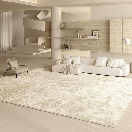 Solid Color Area Rug Carpet Rugs for Living Room Modern Aesthetic Home Rug