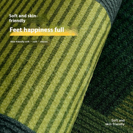 Area Rugs for Living Room,Large Low Pile Bedroom Carpet, Green Indoor Soft Carpet Home Decor