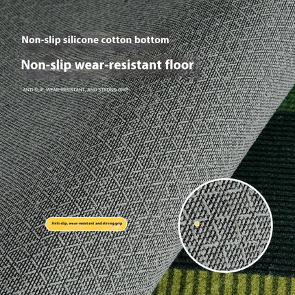 Area Rugs for Living Room,Large Low Pile Bedroom Carpet, Green Indoor Soft Carpet Home Decor