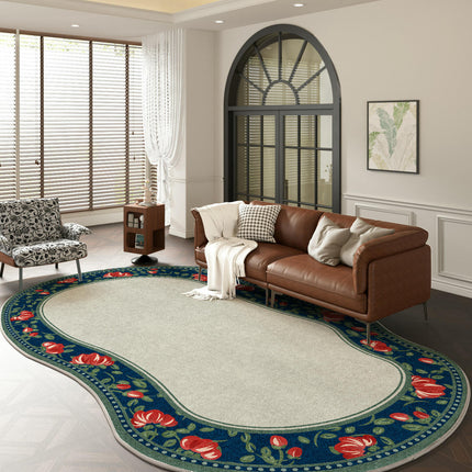 Irregular Shaped Rug Area Rug Living Room Rugs Indoor Carpets for Decor Large Floor Rugs
