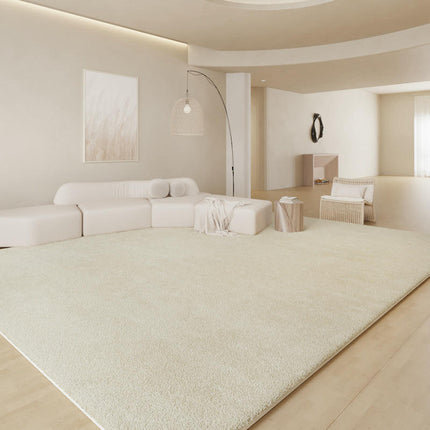 Area Rug for Living Room Machine Washable Rugs Low Pile Indoor Floor Beige Decor Carpet