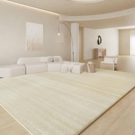 Area Rug for Living Room Machine Washable Rugs Low Pile Indoor Floor Beige Decor Carpet