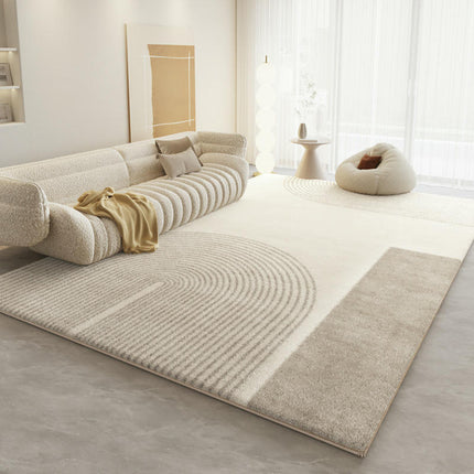 Geometric Indoor Area Rug Modern Carpet For Bedroom Living Room Non Shedding Large Floor Rugs