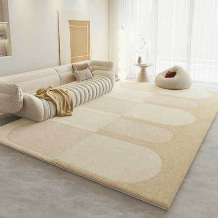 Geometric Indoor Area Rug Modern Carpet For Bedroom Living Room Non Shedding Large Floor Rugs